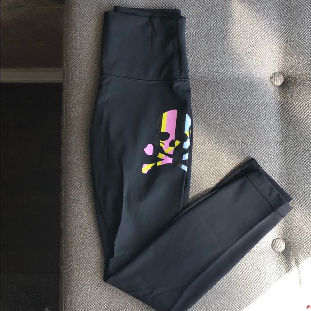 lululemon Wunder Under HR 7/8 Colorful Dizzy Skull